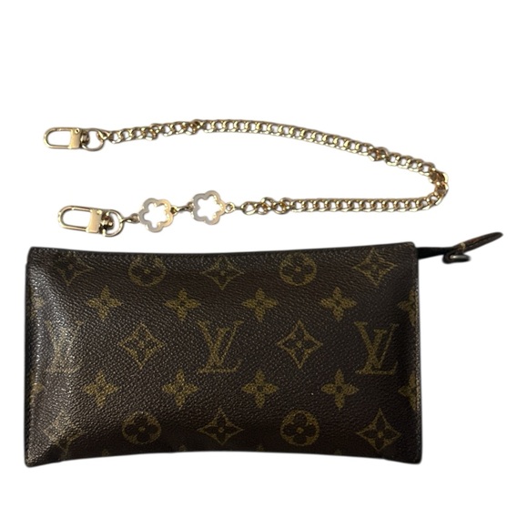 Louis Vuitton Brown Monogram Vintage Bucket Bag Pouch - Picture 3 of 15